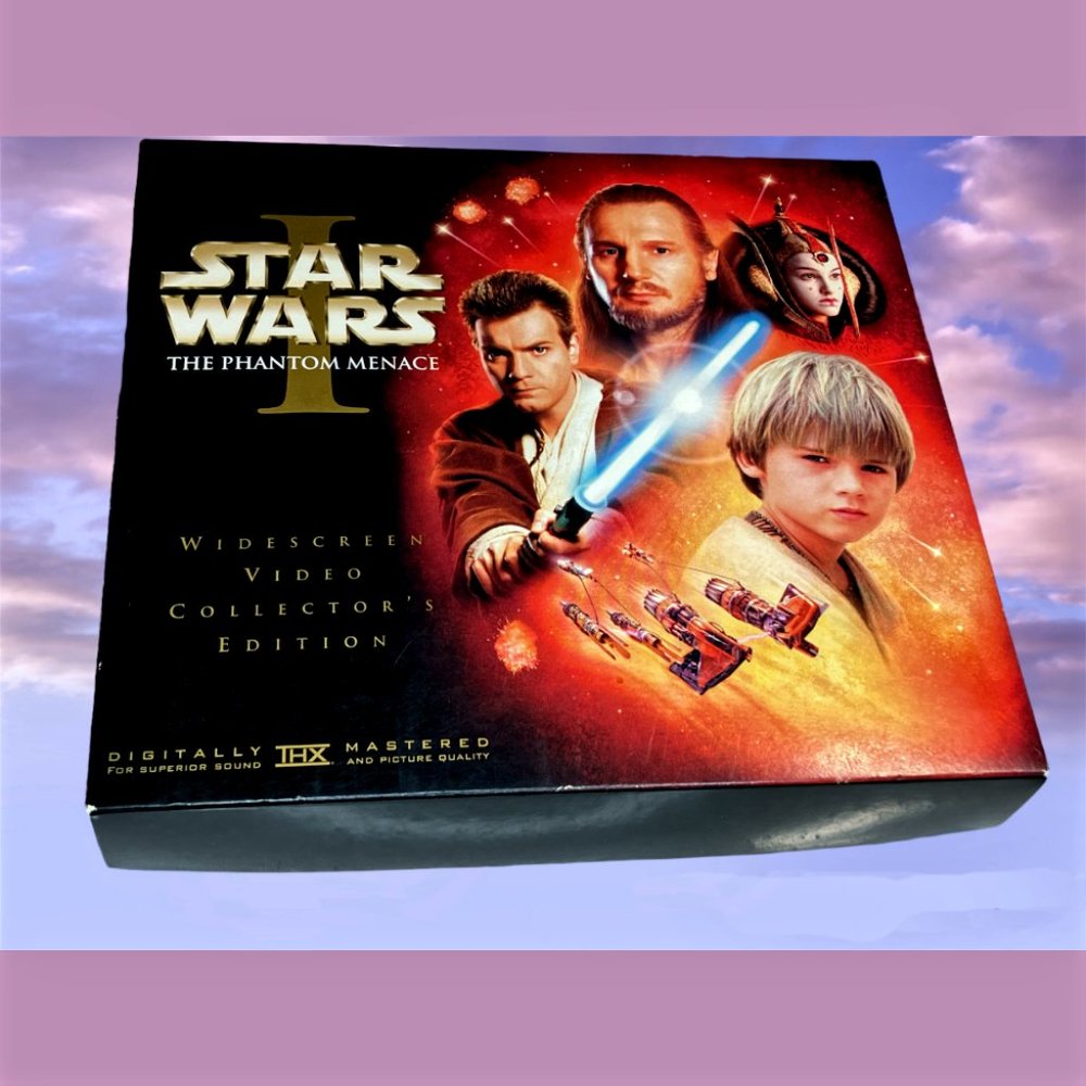 Complete Star Wars THE PHANTOM MENACE 1999 VIDEO WIDESCREEN COLLECTOR'S EDITION